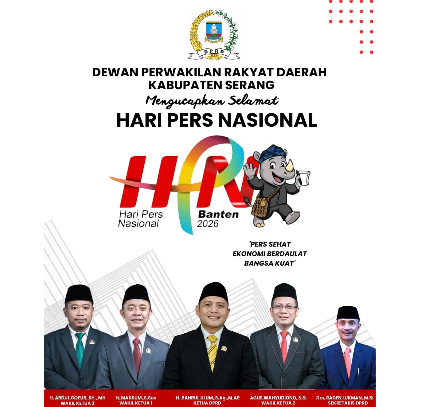 DPRD KABUPATEN SERANG - HPN BANTEN 2026