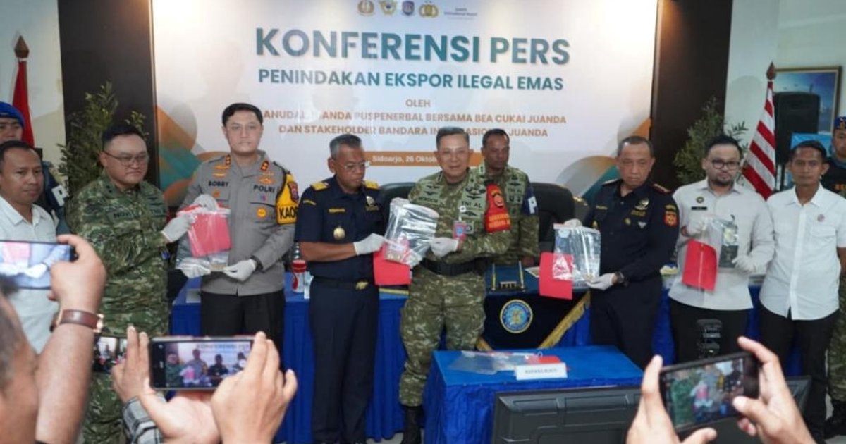 Bukan di Dalam Koper, Serbuk Emas Rp 2,9 Miliar Justru Diselundupkan dengan Cara Tak Terduga di Bandara Juanda