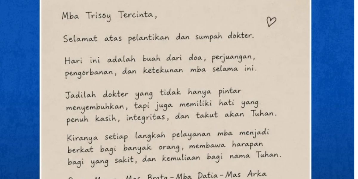 Masih Ingat Ferdy Sambo? Putrinya Resmi Jadi Dokter, Sang Ayah Kirim Surat Penuh Haru dari Penjara