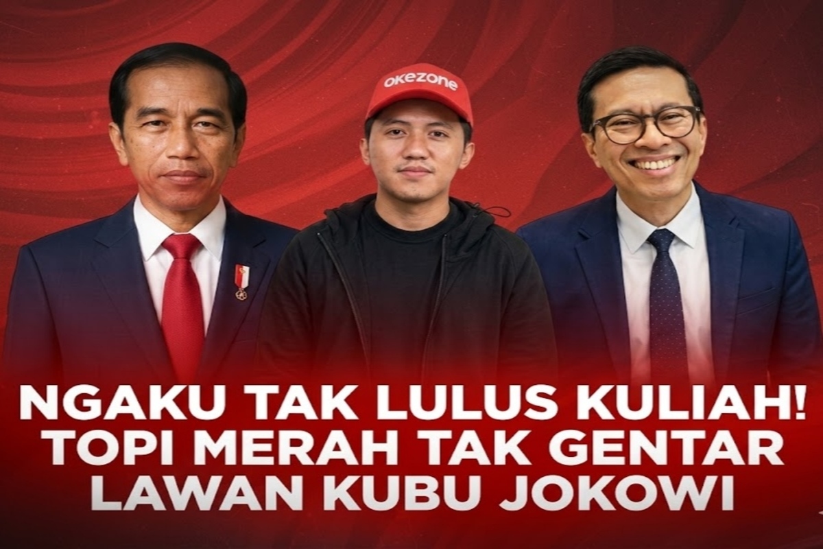 Geger! Sosok 'Topi Merah' Patahkan Klaim Ilmiah Ijazah Jokowi: Angka 72% Ternyata Bisa Diatur?