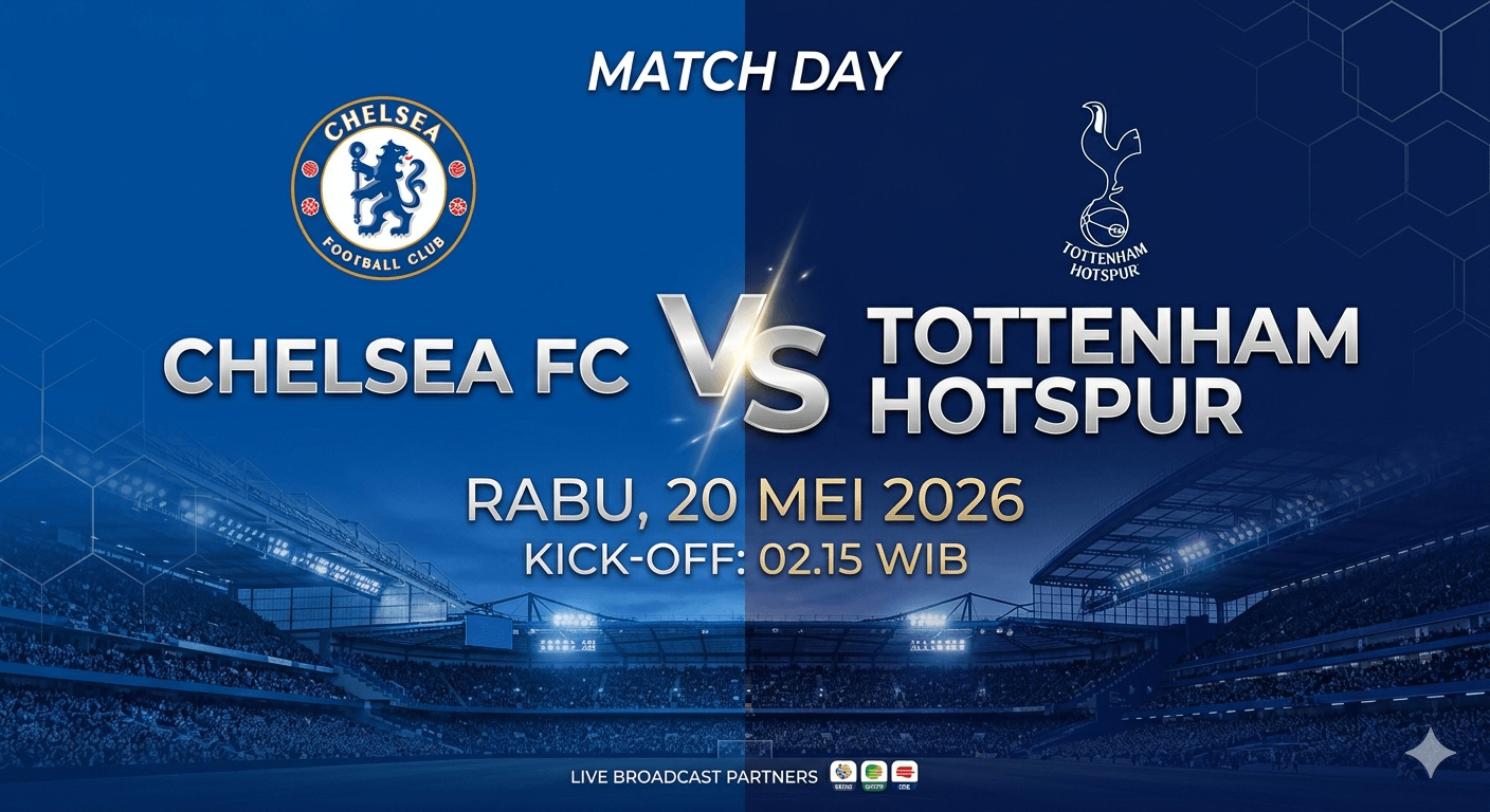 Prediksi Skor Chelsea vs Tottenham Hotspur: Nasib Eropa dan Degradasi Dipertaruhkan di Stamford Bridge