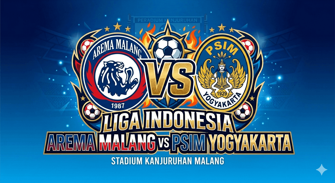 Prediksi Skor Arema FC vs PSIM: Singo Edan Ngotot Menang, Laskar Mataram Siap Rusak Pesta Kanjuruhan