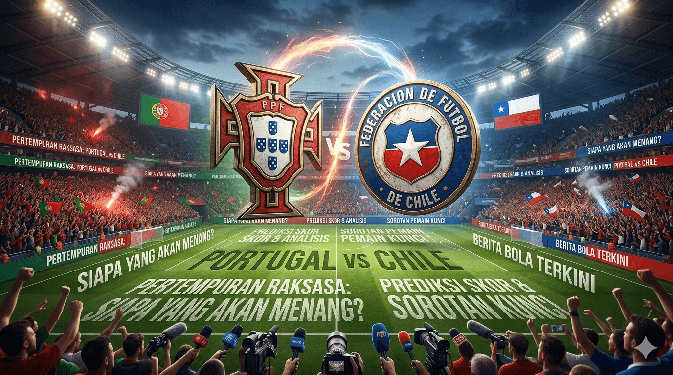 Prediksi Portugal vs Chile: Ronaldo dan Generasi Emas Portugal Siap Kirim Peringatan ke Rival Piala Dunia