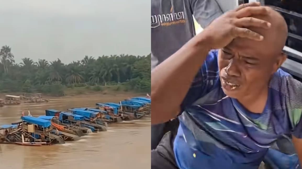 Viral Keributan di Teluk Langkap, Ketua BPD Laporkan Dugaan Penyerangan usai Tolak PETI ke Polres Tebo
