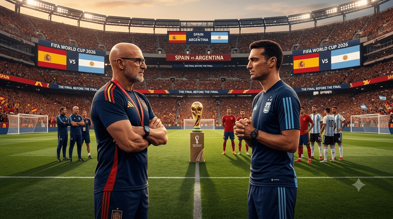 Perang Otak di Final Piala Dunia! De la Fuente dan Scaloni Siapkan Jurus Rahasia