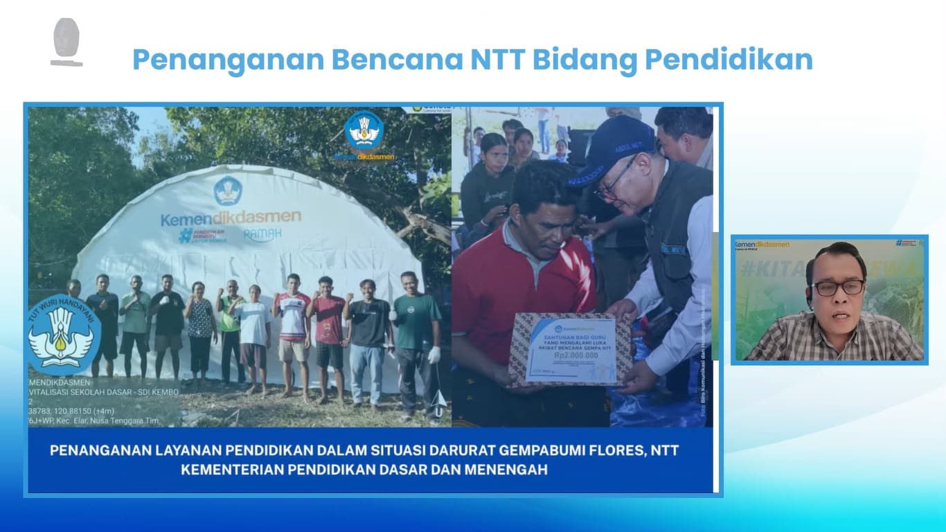 Kemendikdasmen Percepat Pemulihan Sekolah Terdampak Gempa di NTT