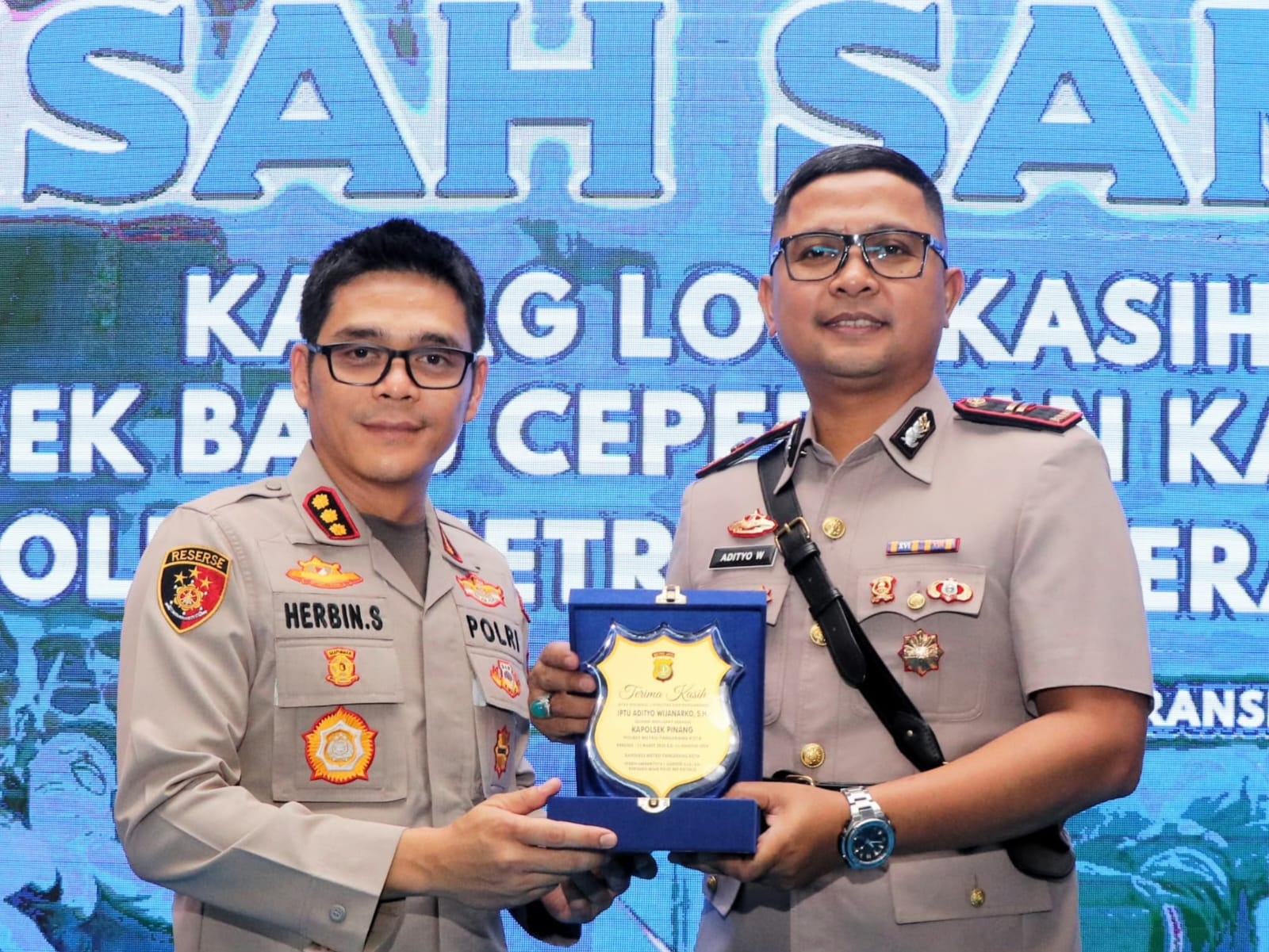 Mantan Kapolsek Pinang Iptu Adityo Wijanarko Resmi Jabat Kanit Reskrim Polsek Kelapa Dua