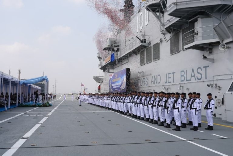 Kapal Induk Pertama Indonesia Resmi Bernama KRI Sriwijaya-100, Ini Peran Barunya di TNI AL