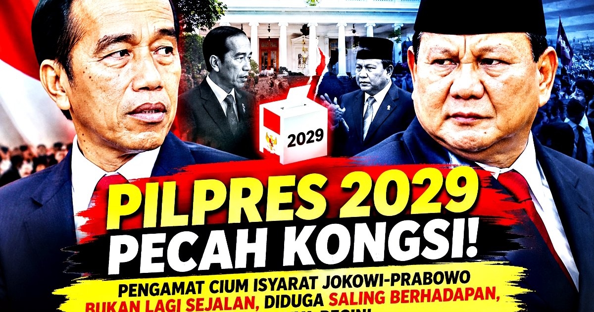 PILPRES 2029 Pecah Kongsi! Pengamat Cium Isyarat Jokowi-Prabowo Bukan Lagi Sejalan, Diduga Saling Berhadapan, Alasannya Begini