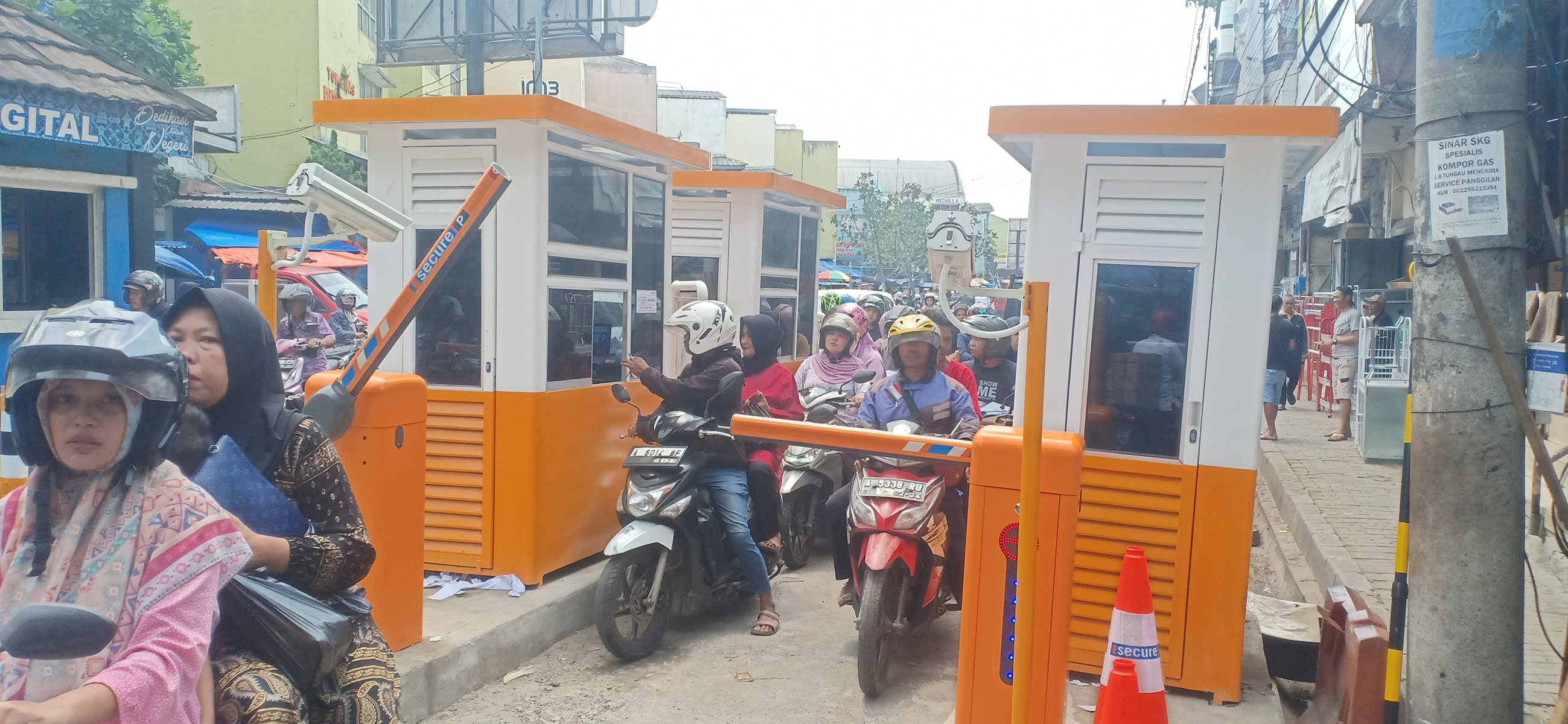 e-Parking Pasar Kota Rangkasbitung Diberlakukan, Mulai Hari Ini, Segini Tarifnya