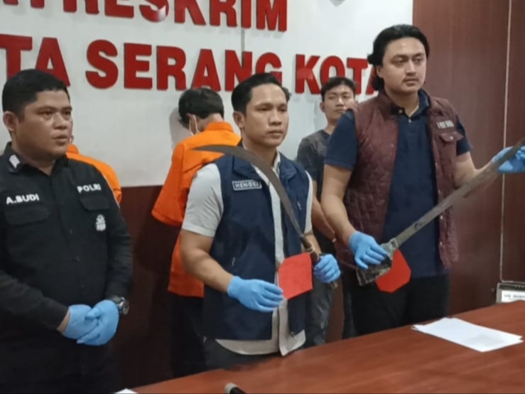 Dua Pelajar SMA di Kota Serang Ditetapkan Tersangka karena Bawa Sajam saat Tawuran