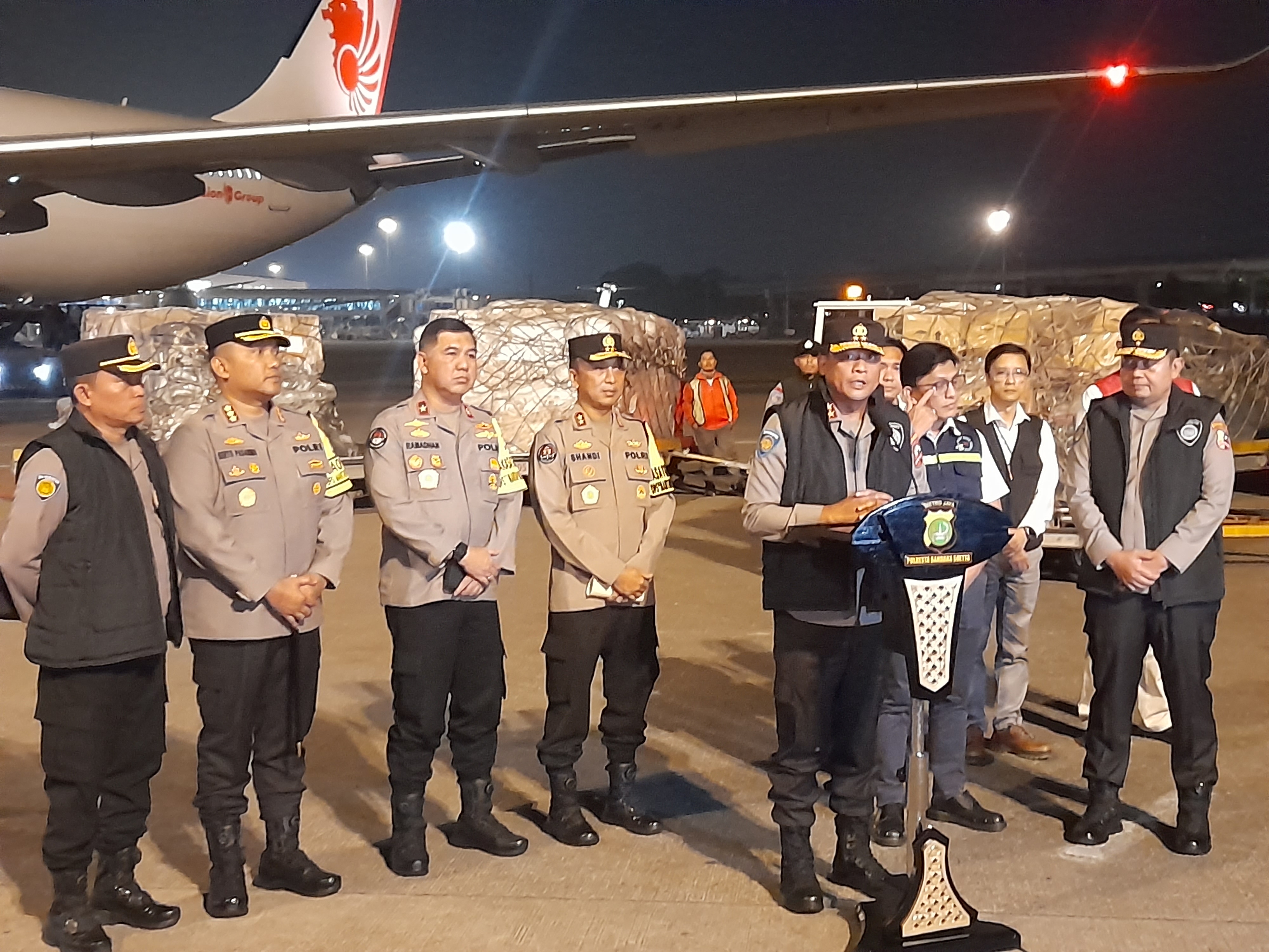 26,5 Ton Bantuan Logistik dan Alkes ke Palestina Dikirim dari Bandara Soetta Tangerang