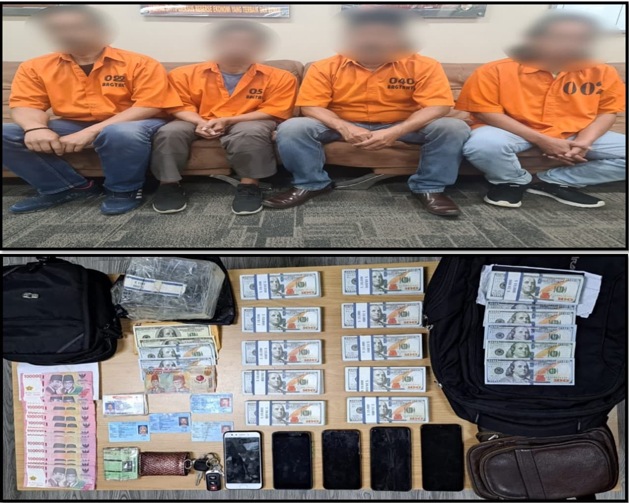 Jelang Pemilu 2024, Jaringan Pengedar Dollar AS Palsu Tertangkap di Jabar