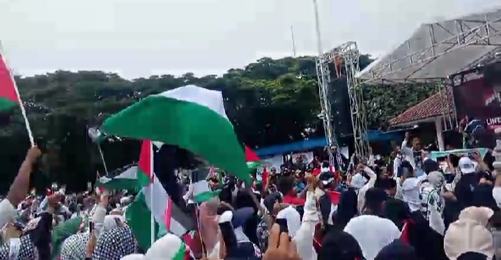 Ribuan Warga Lebak Gelar Istigosah dan Doa Bersama Lintas Agama, Bela Palestina