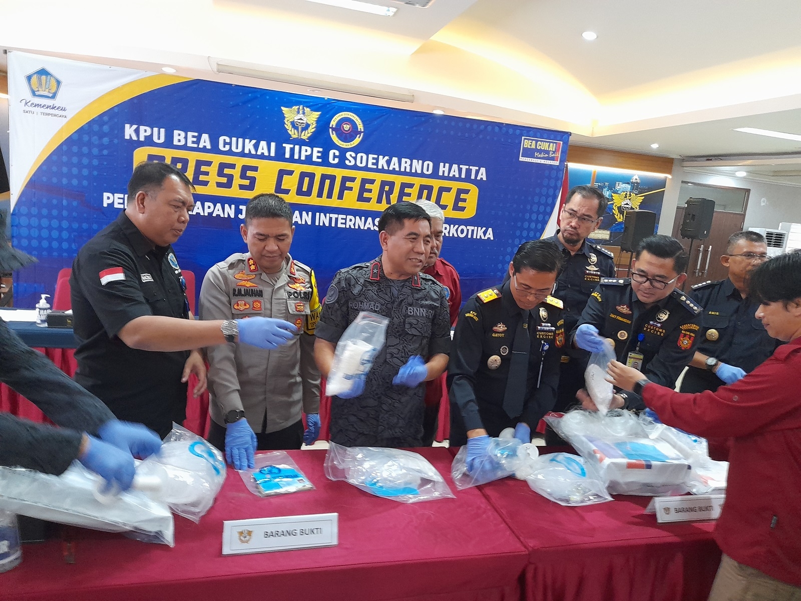 Pesan Sabu 1,4 Kg Dari Negara Kamerun, Satpam di Cikupa Tangerang Diringkus Aparat Gabungan