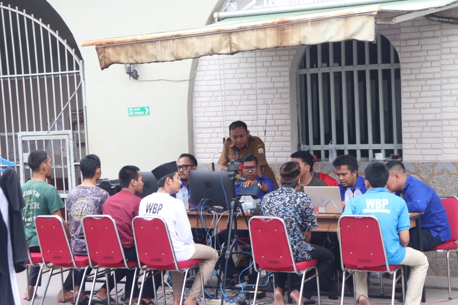 Perekaman E-KTP, WBP Rutan Serang Siap Sukseskan Pemilu 2024