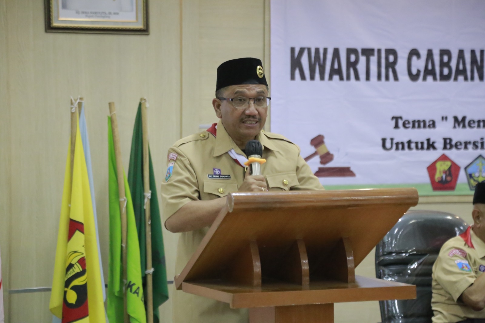 Secara Aklamasi, Sekda Jabat Ketua Kwarcab Kabupaten Pandeglang