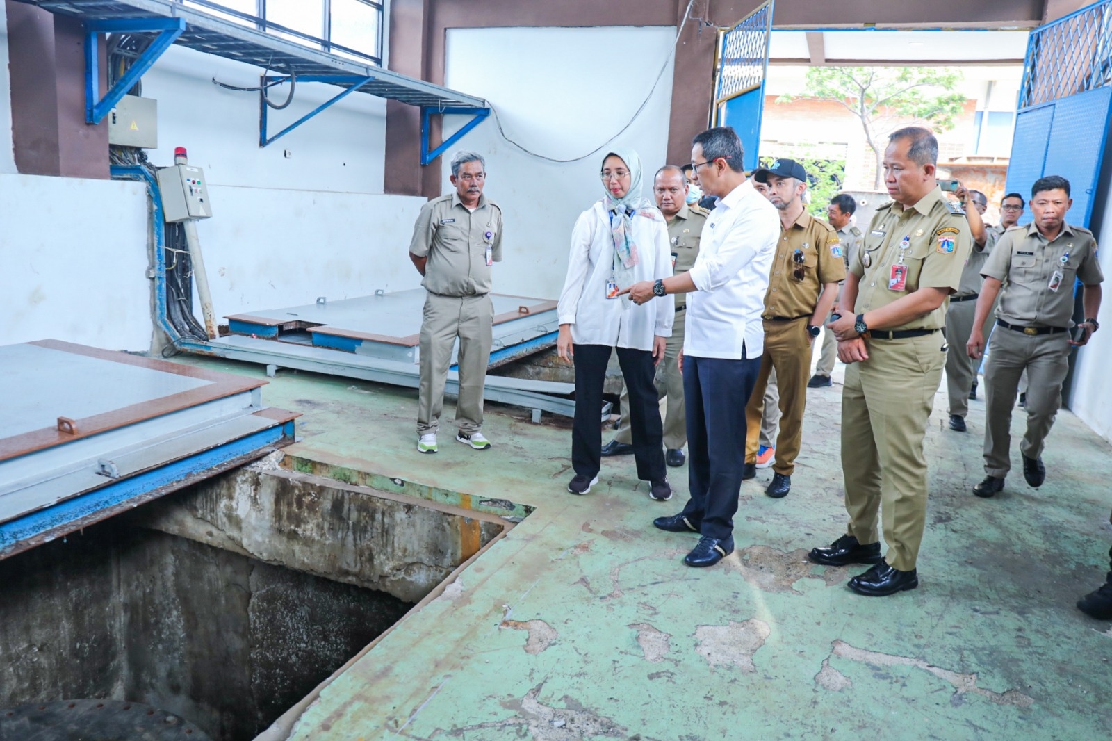 Hadapi Musim Hujan, Pj Gubernur DKI Jakarta Cek Kesiapan Rumah Pompa Waduk Pluit Jakarta Utara