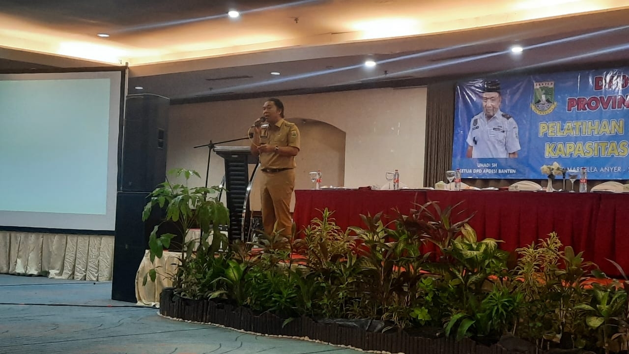 Hadir di Pelatihan Peningkatan Kapasitas, Pj Gubernur Banten Ingatkan Kades Tugas Utamanya