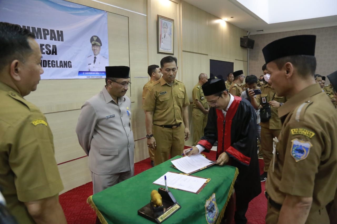Waduh,Ada apa Dengan 107 Kepala Desa di Pandeglang Dijabat Oleh PJS? Ini Penjelasannya!