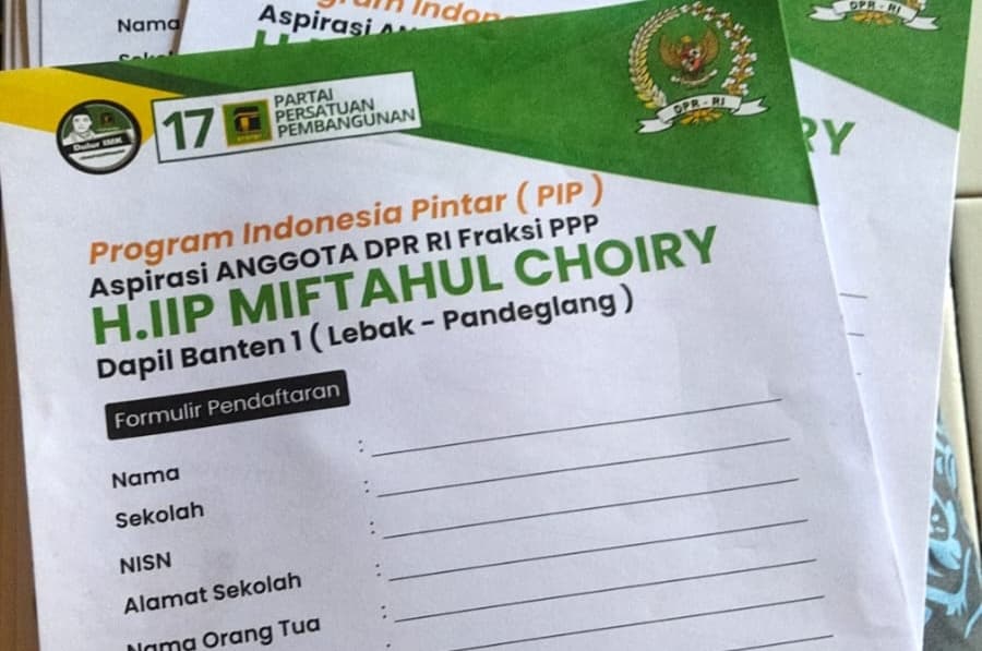 Form Pendaftaran PIP Gagasan Caleg DPR RI Resahkan Ibu-ibu di Pandeglang