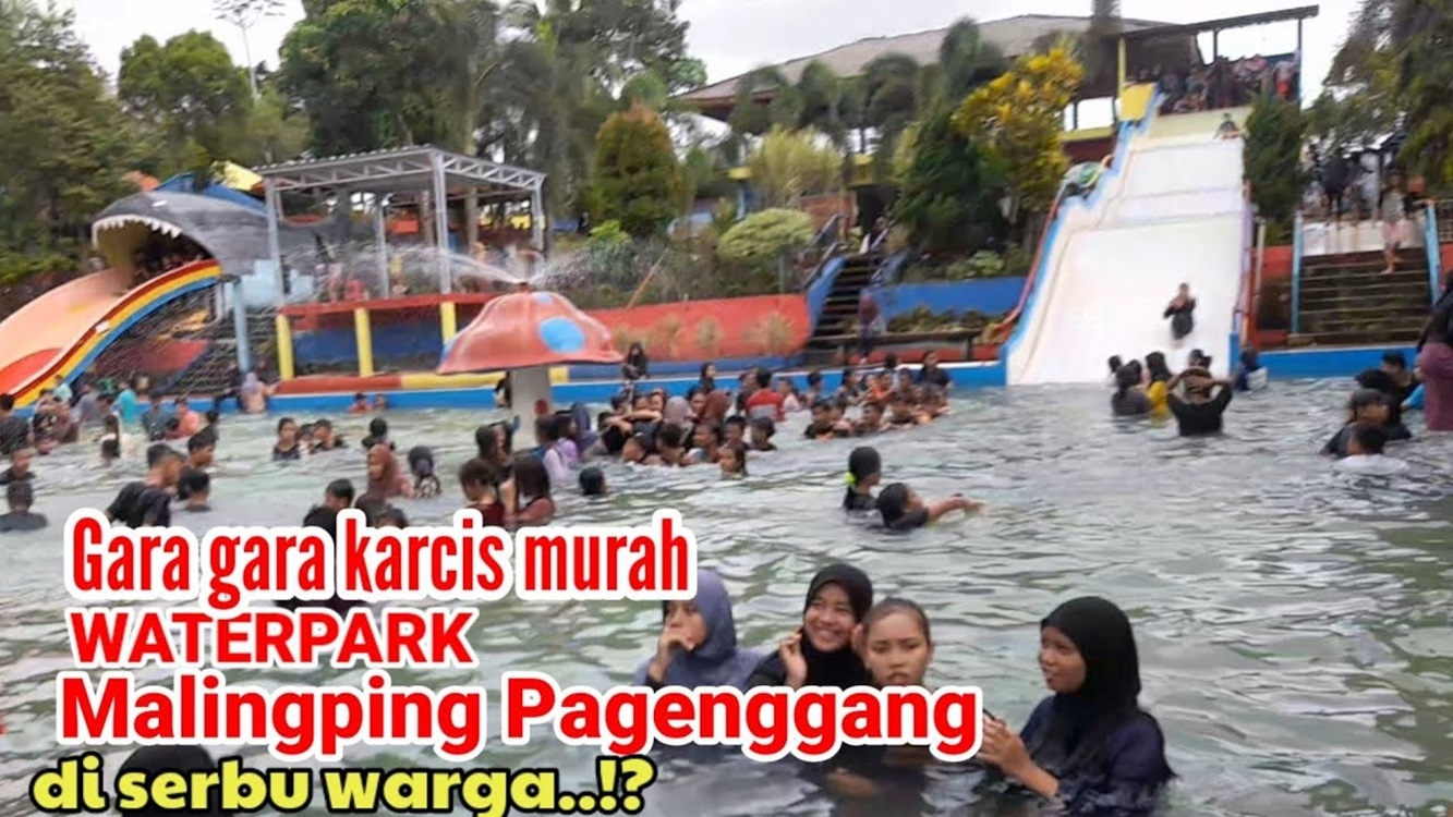 Destinasi Wisata Waterpark Malimping Karcis Murah di Serbu Pengunjung!