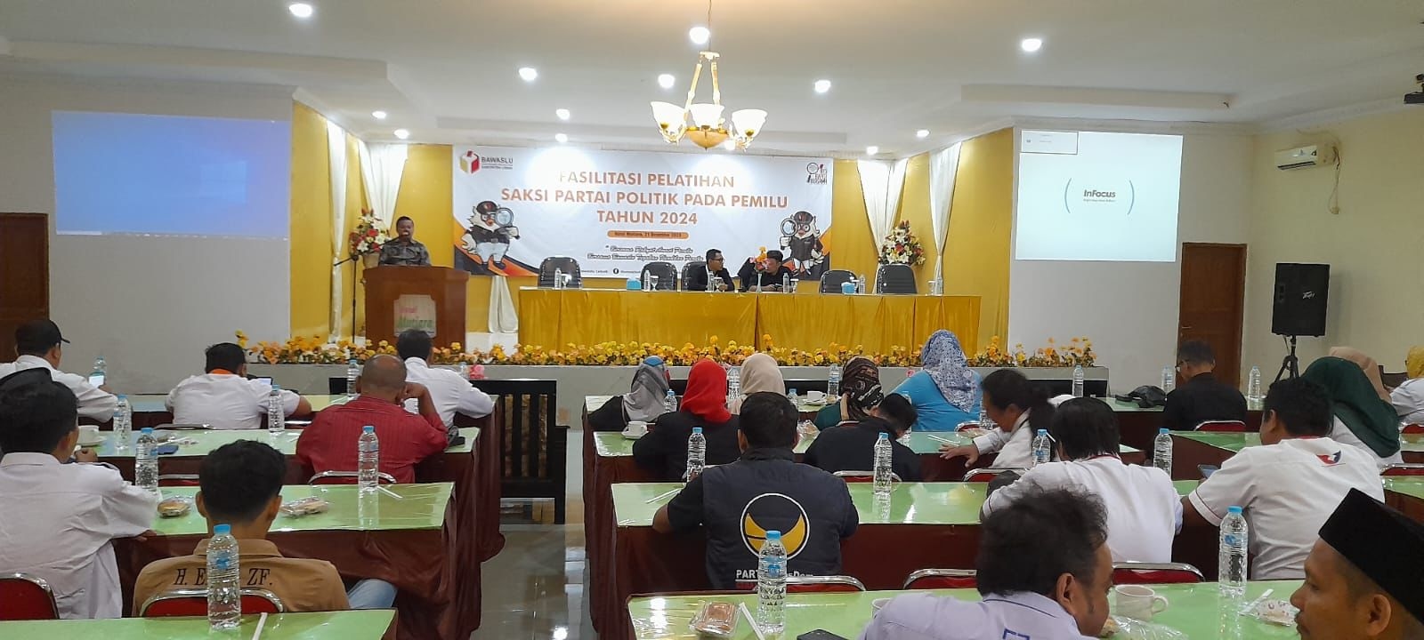 Tingkatkan Kapasitas Saksi di Pemilu 2024, Bawaslu Lebak Fasilitasi Pelatihan