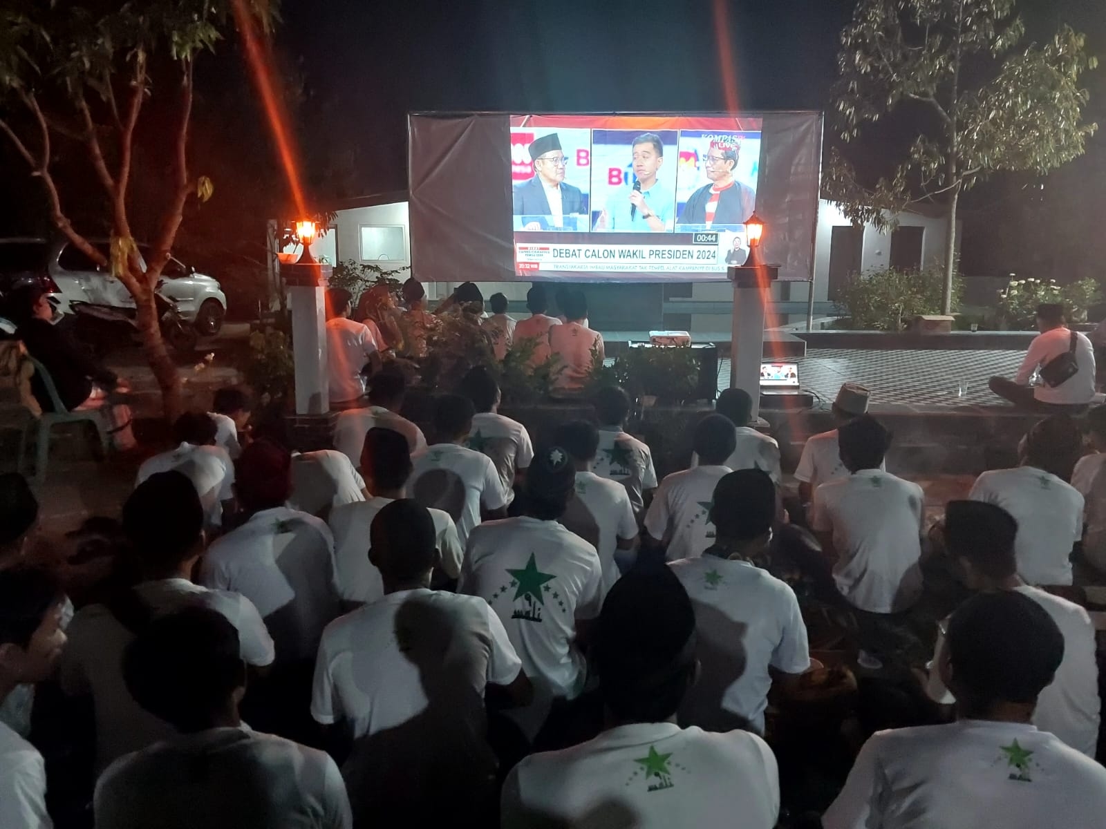 Usai Nobar, Santri Milenial Banten Optimis Prabowo Gibran Menang Satu Putaran