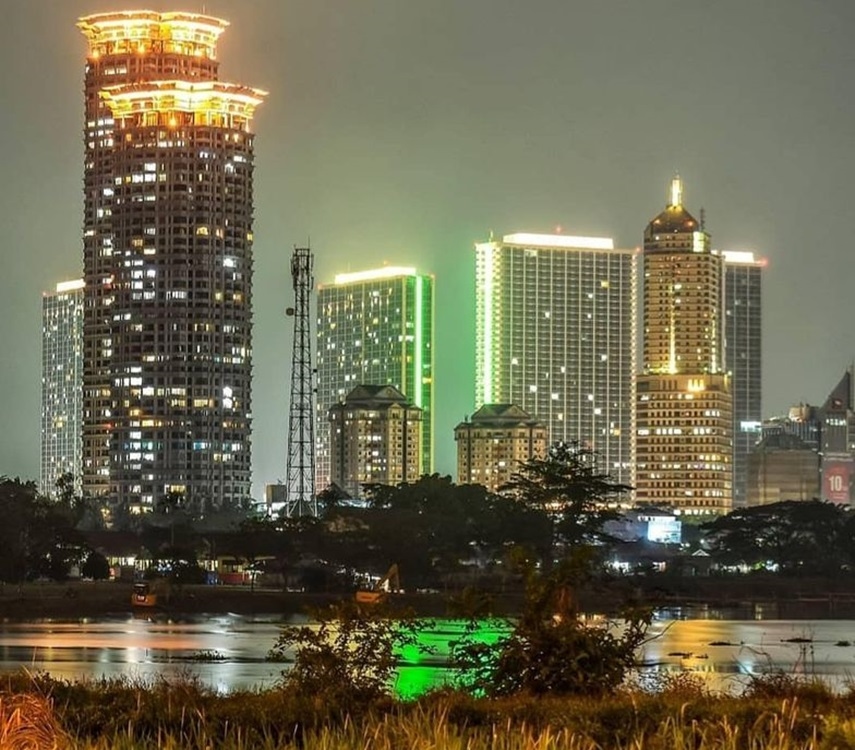 Destinasi Wisata Gratis Danau Kelapa Dua Tangerang Tidak Pernah Sepi Pengunjung