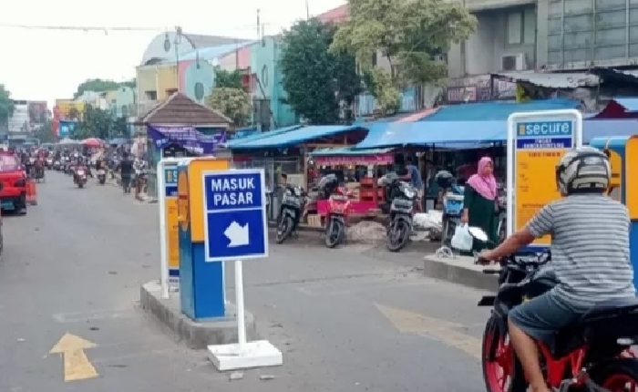 Pedagang Pasar Rangkasbitung Kecewa Tidak Bisa Bertemu dengan Prasiden Jokowi