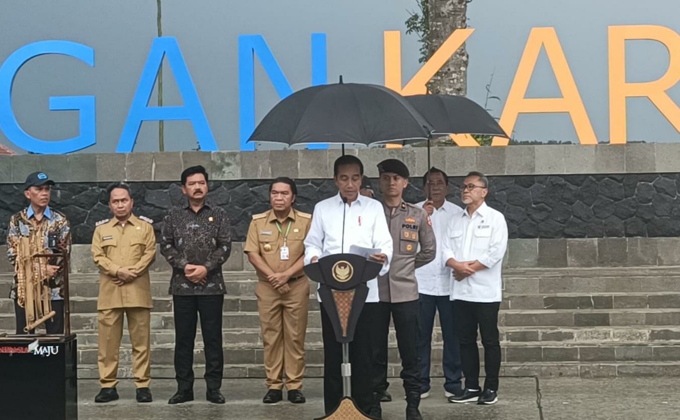 Resmikan Bendungan Karian, Presiden Jokowi: Salah Satu Bendungan Terbesar yang Dibangun