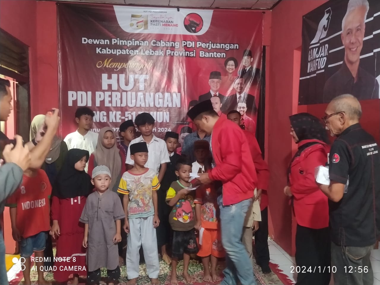 HUT ke-51 Tahun, DPC PDIP Lebak Target 50 Persen Kemenangan Ganjar-Mahfud