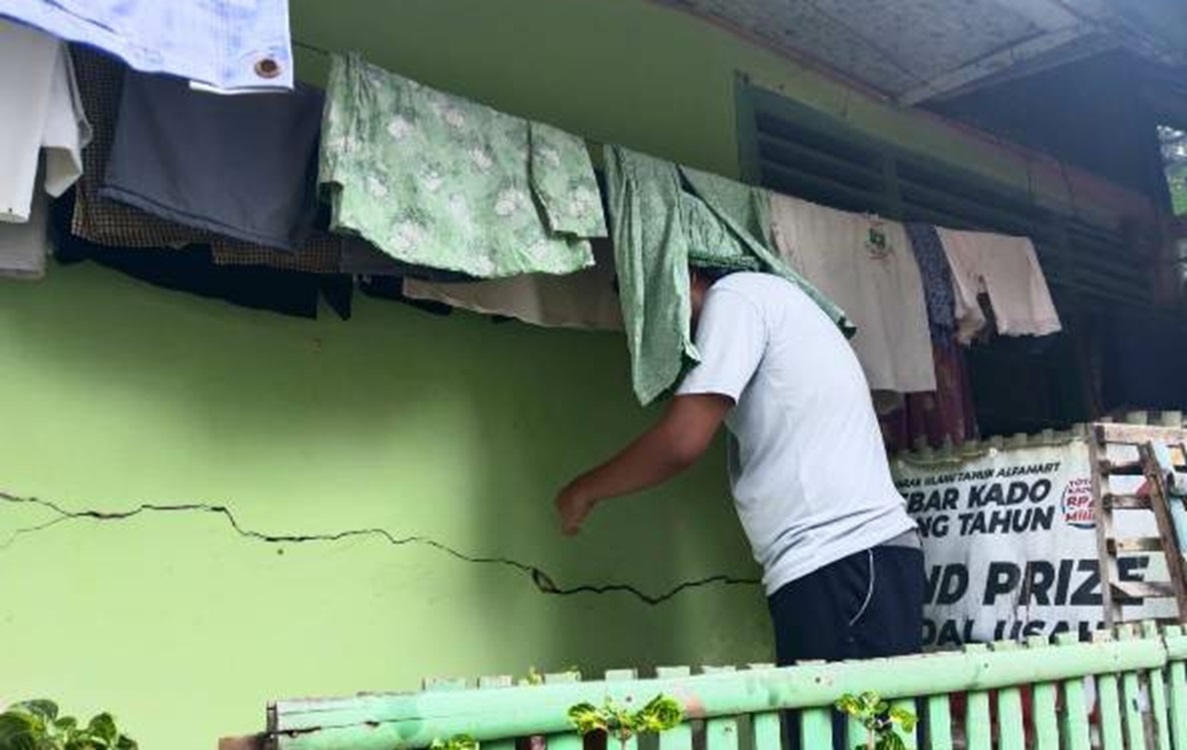 Pergerakan Tanah di Sudamanik Semakin Mengkhawatirkan, Warga Yang Bertahan Minta Direlokasi