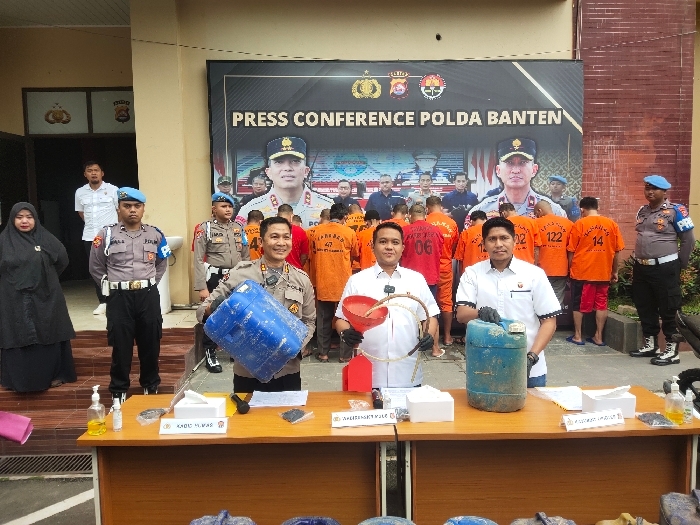 Mafia BBM Jenis Solar dan Pertalite Diringkus Polda Banten