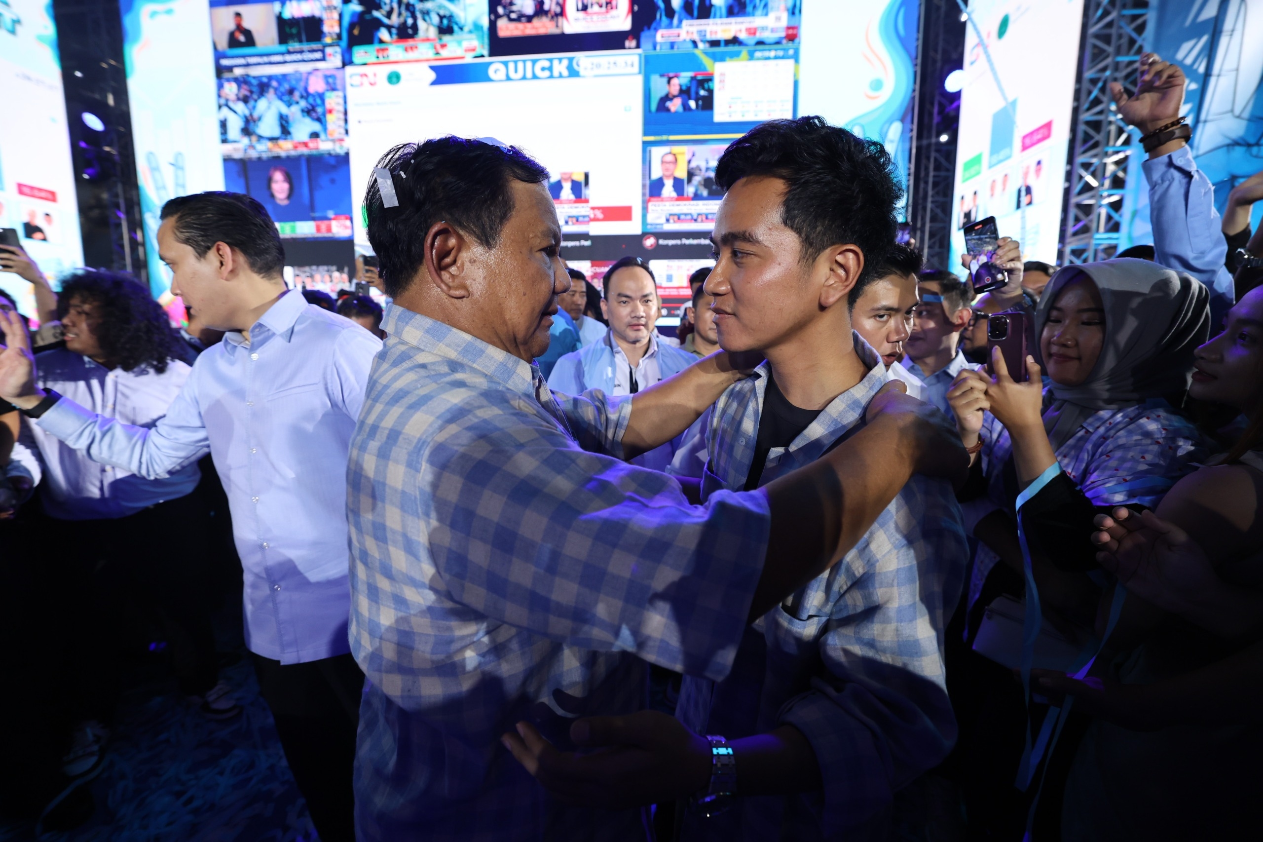 Menang Quick Count, Prabowo: Kami akan Rangkul Semua Unsur dan Kekuatan