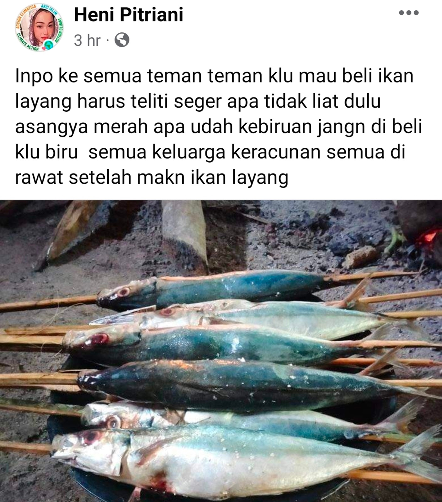 Keracunan Belasan Warga Kecamatan Cibitung Pandeglang Setelah Makan Ikan Layang Bakar