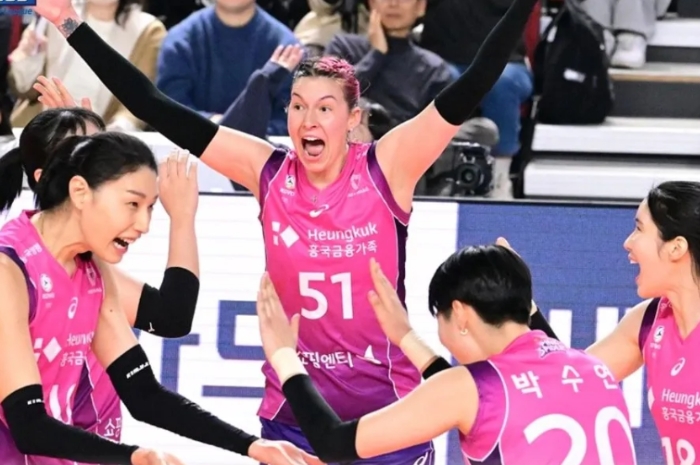 Hajar GS Caltex: Pink Spiders Salip Hyundai Hillstate di Puncak Klasemen Liga Voli Korea!