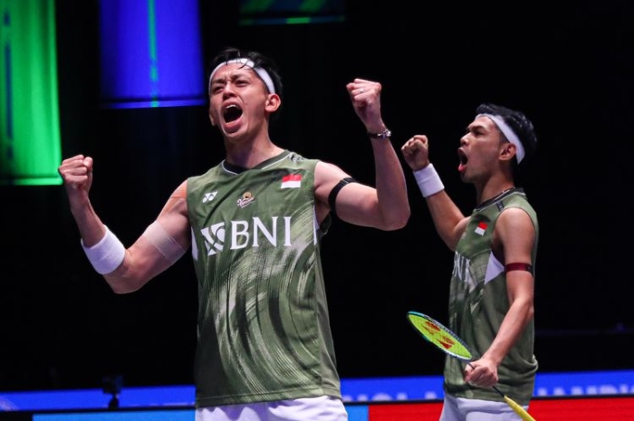 Pertahankan Kemenangan! Fajar/Rian Kalahkan Pasangan Malaysia Aaron Chia/Soh Wooi Yik di Final All England 2024