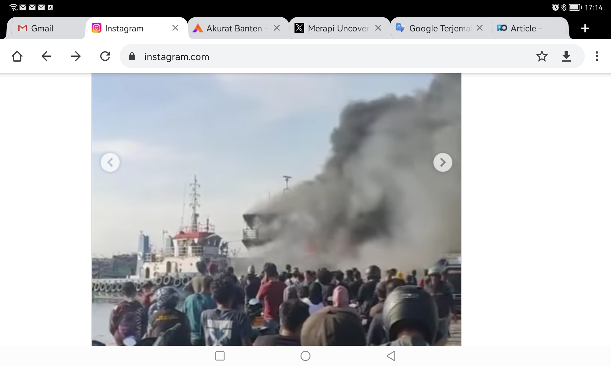 2 Kapal Motor di Pelabuhan Muara Baru Terbakar Hebat, Asap Tebal Membumbung Tinggi