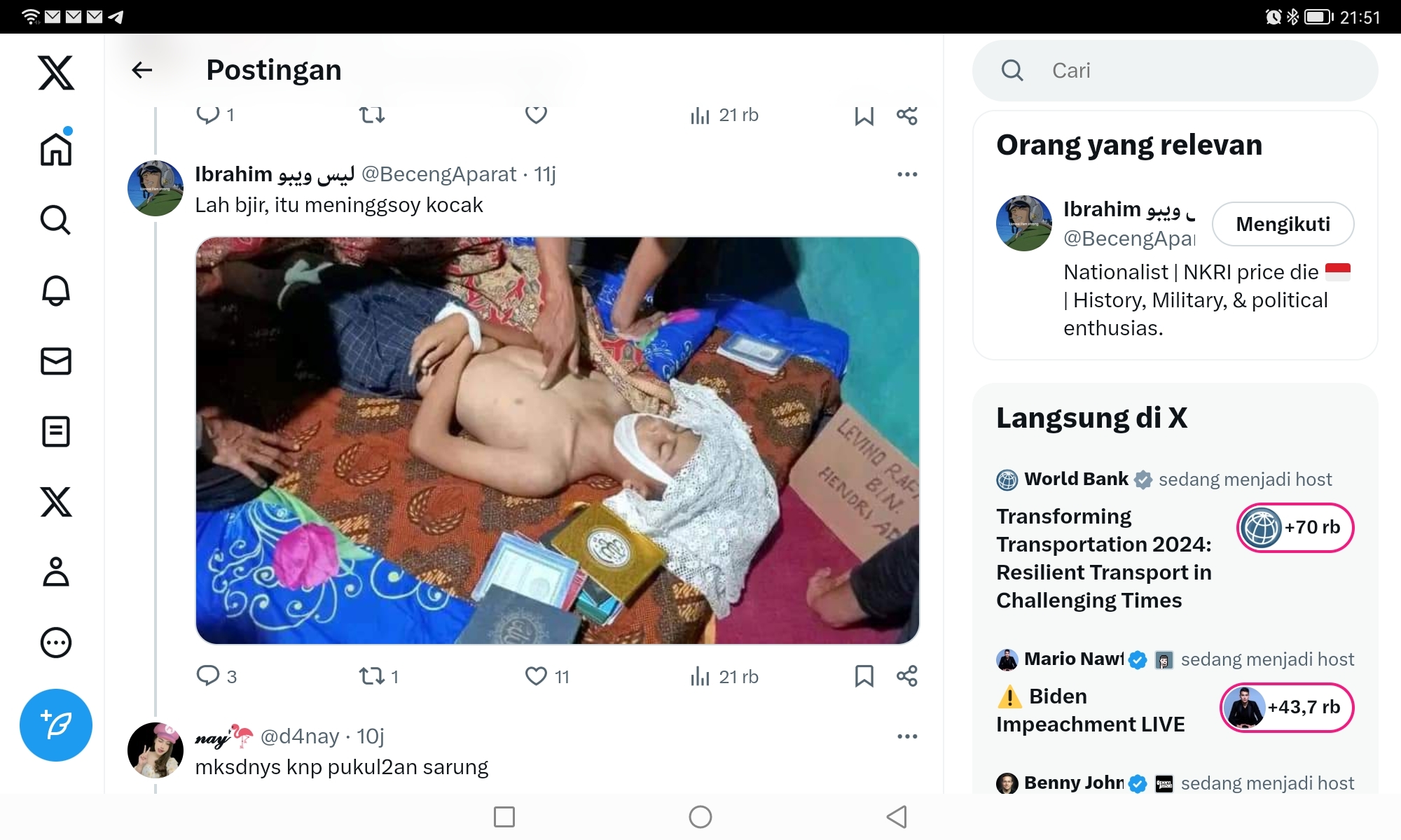 Perang Sarung Telan Korban Jiwa, Hasil Autopsi Jenazah Korban Mengejutkan