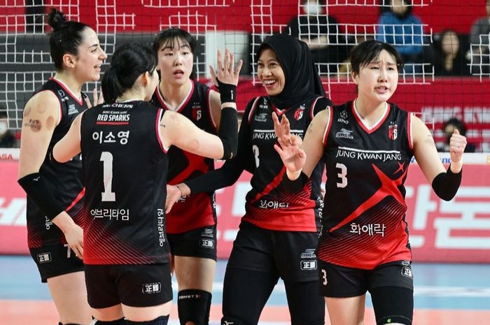 Jadwal Red Sparks vs Pink Spiders di Leg 1 Babak Play Off Liga Voli Korea 2024