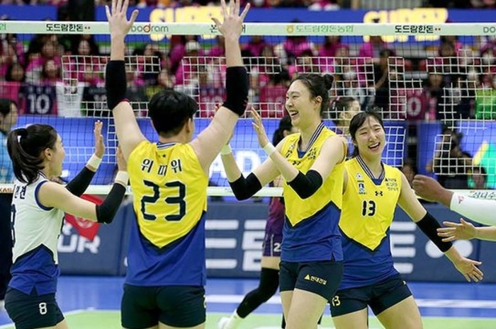 Juara Liga Voli Korea! Hyundai Hillstate Hajar Kembali Pink Spiders 3-0 di Leg Ketiga