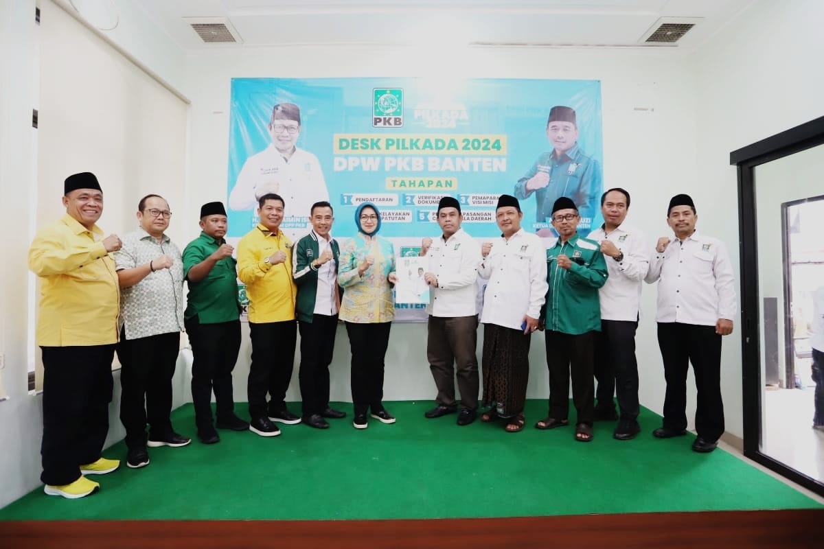 Daftar Bacagub Banten, Airin Sebut Sehati Warna Tosca PKB Banten
