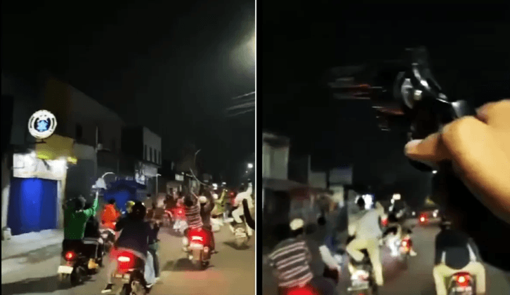 Meresahkan Warga, Kelompok Geng Motor Beraksi Bawa Sajam di Wilayah Perumnas Kota Tangerang