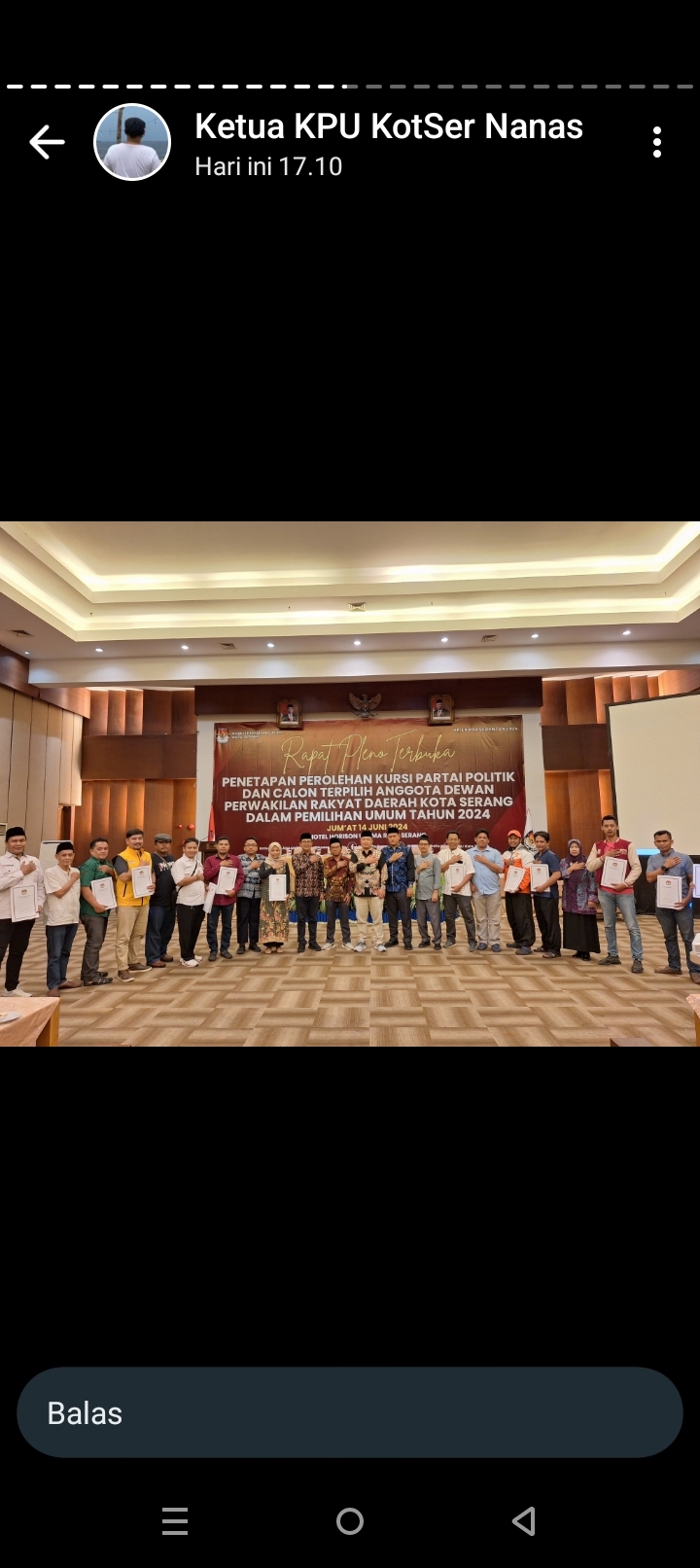 45 Caleg Terpilih Ditetapkan, Ketua KPU Kota Serang Ingatkan soal LHKPN