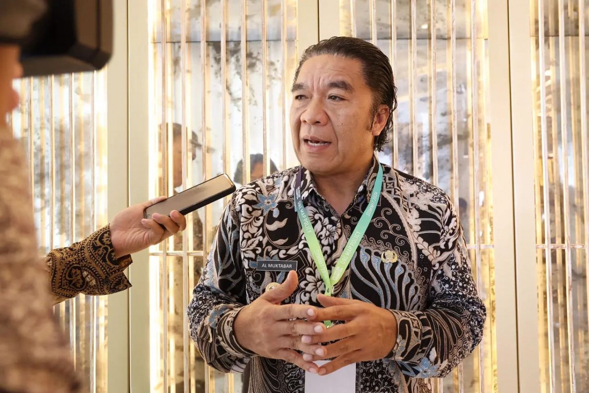 Pj. Gubernur Banten A Muktabar: Proses Percepatan Pembangunan di Banten Saat Ini Masih Berjalan Baik, Dalam Acara One Map Policy Summit 2024