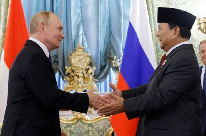 Bertemu Presiden Rusia Vladimir Putin, Prabowo Bahas Penguatan Kerja Sama di Berbagai Bidang
