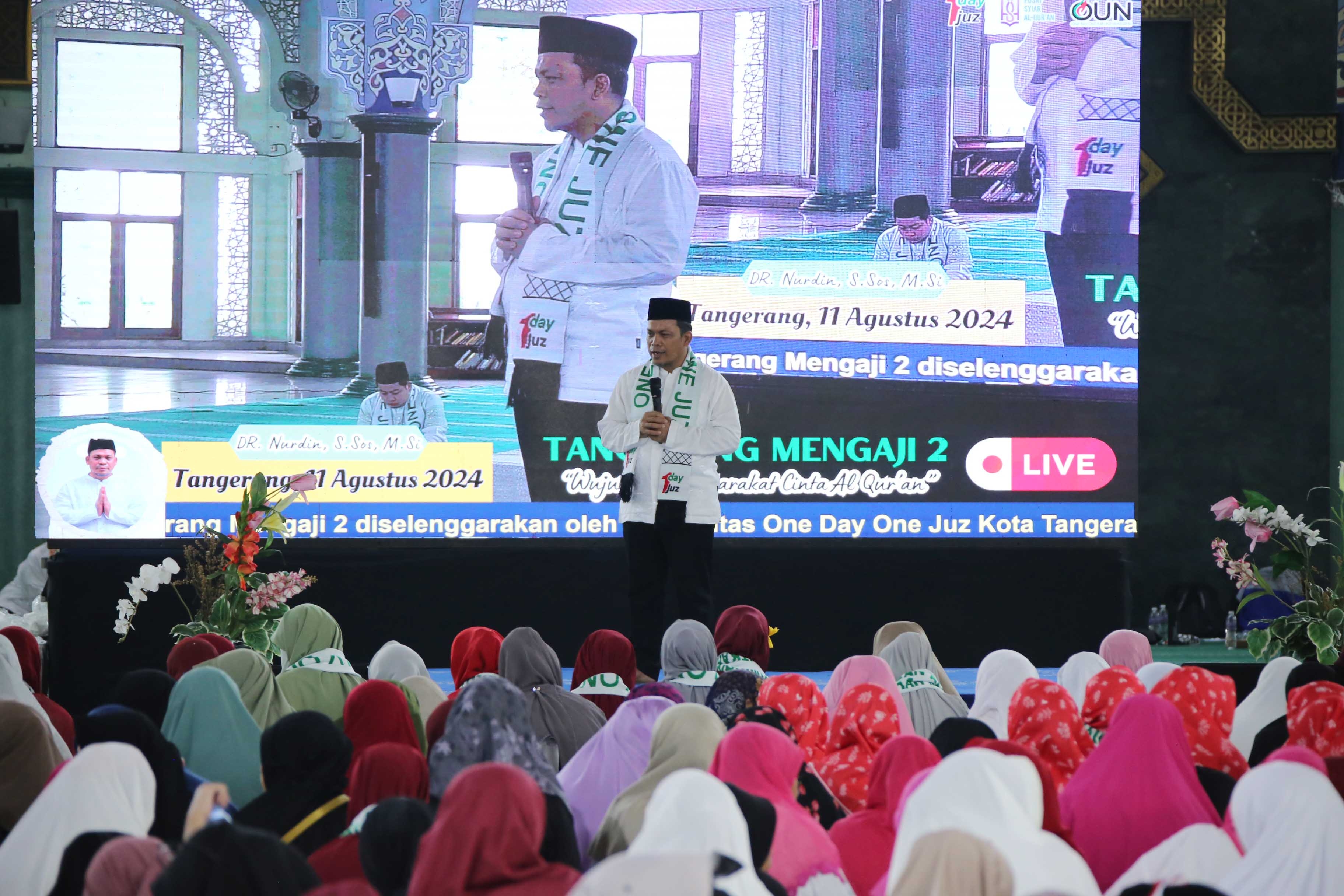 Pj Wali Kota Tangerang Dr. Nurdin: Apresiasi Acara Tabligh Akbar 'Tangerang Mengaji', Bumikan Al Quran Sebagai Kota Berakhlakul Karimah