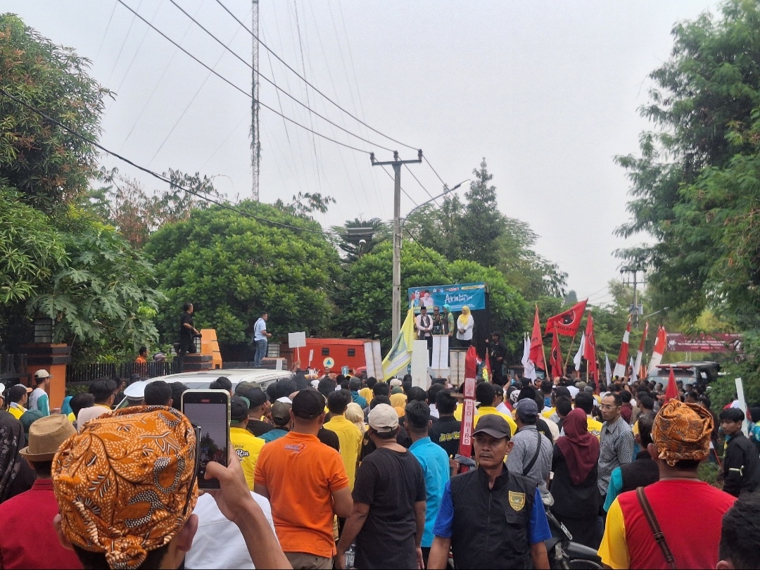 Airin-Ade Resmi Daftar sebagai Calon Gubernur dan Wakil Gubernur Banten di KPU