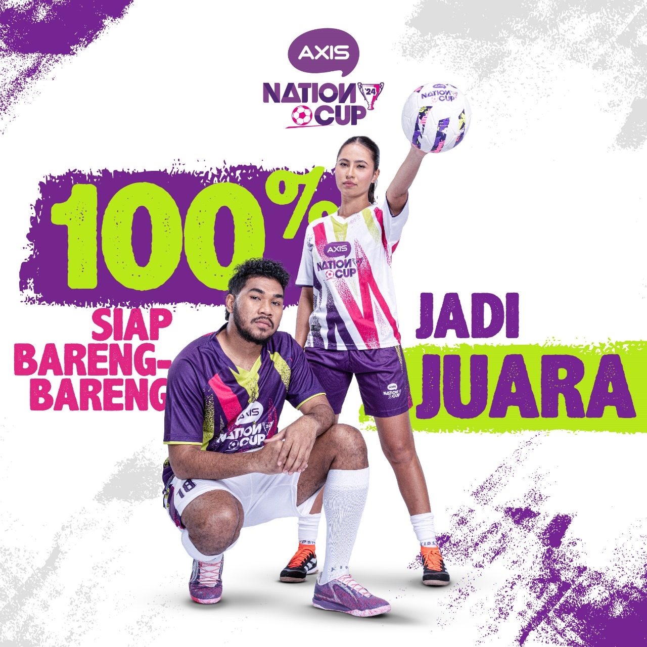 Turnamen Futsal AXIS Nation Cup 2024 Gandeng Evan Movic dan Sabreena Dressler untuk Bareng-bareng Jadi Juara!